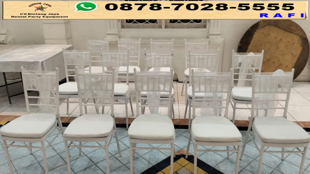 Rental White Tiffany Chairs Jakarta
