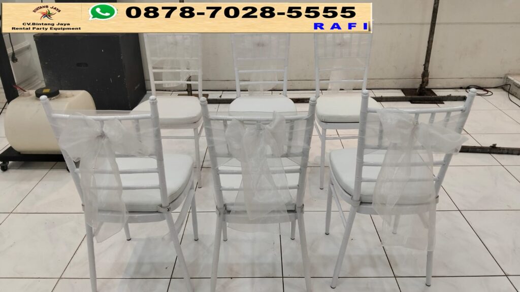 Rental White Tiffany Chairs Jakarta