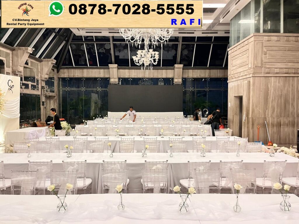 Sewa Kursi Acrylic Dan Meja Kotak Jakarta