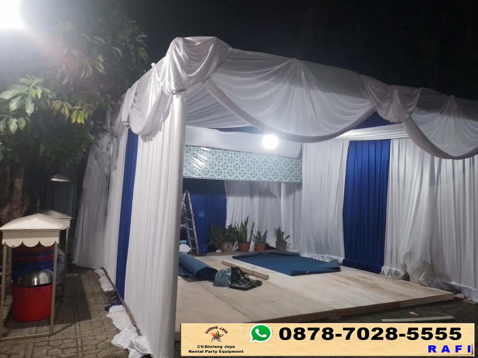 Sewa Tenda, Backdrop, Flooring, Kursi Dan Misty Fan Jakarta