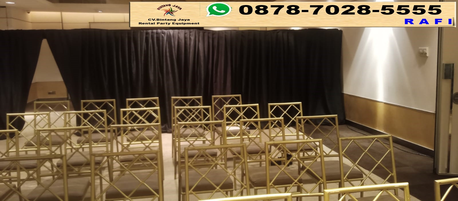 Jasa Sewa Black Curtain Atau Tirai Hitam Jakarta