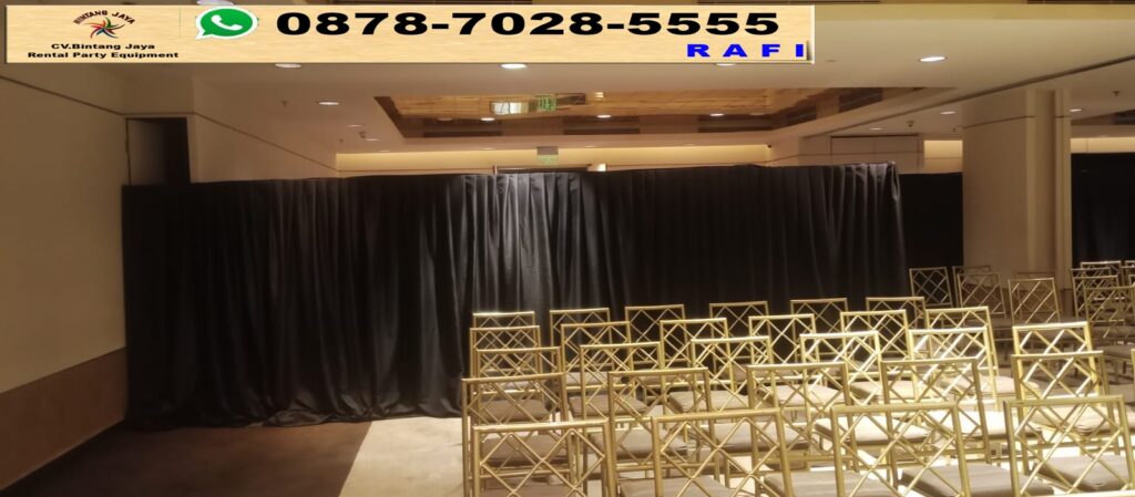 Jasa Sewa Black Curtain Atau Tirai Hitam Jakarta