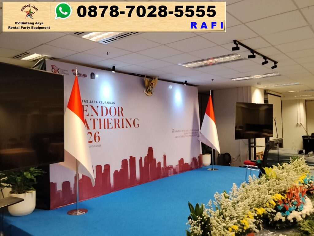 Paket Sewa Backdrop Dan Panggung Serta Mini Garden Jakarta