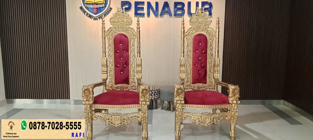 Sewa Kursi Singgasana Merah Jakarta Pusat 0878-7028-5555