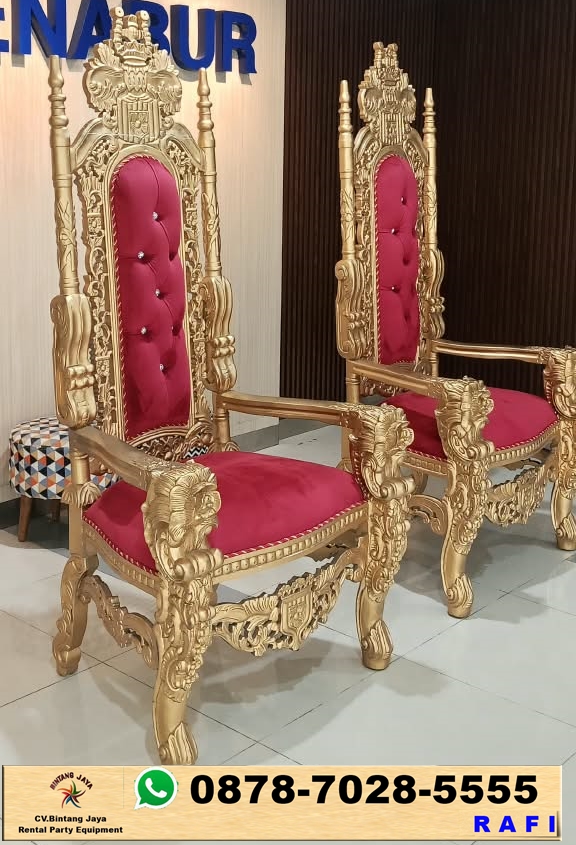 Sewa Kursi Singgasana Merah Jakarta Pusat 0878-7028-5555
