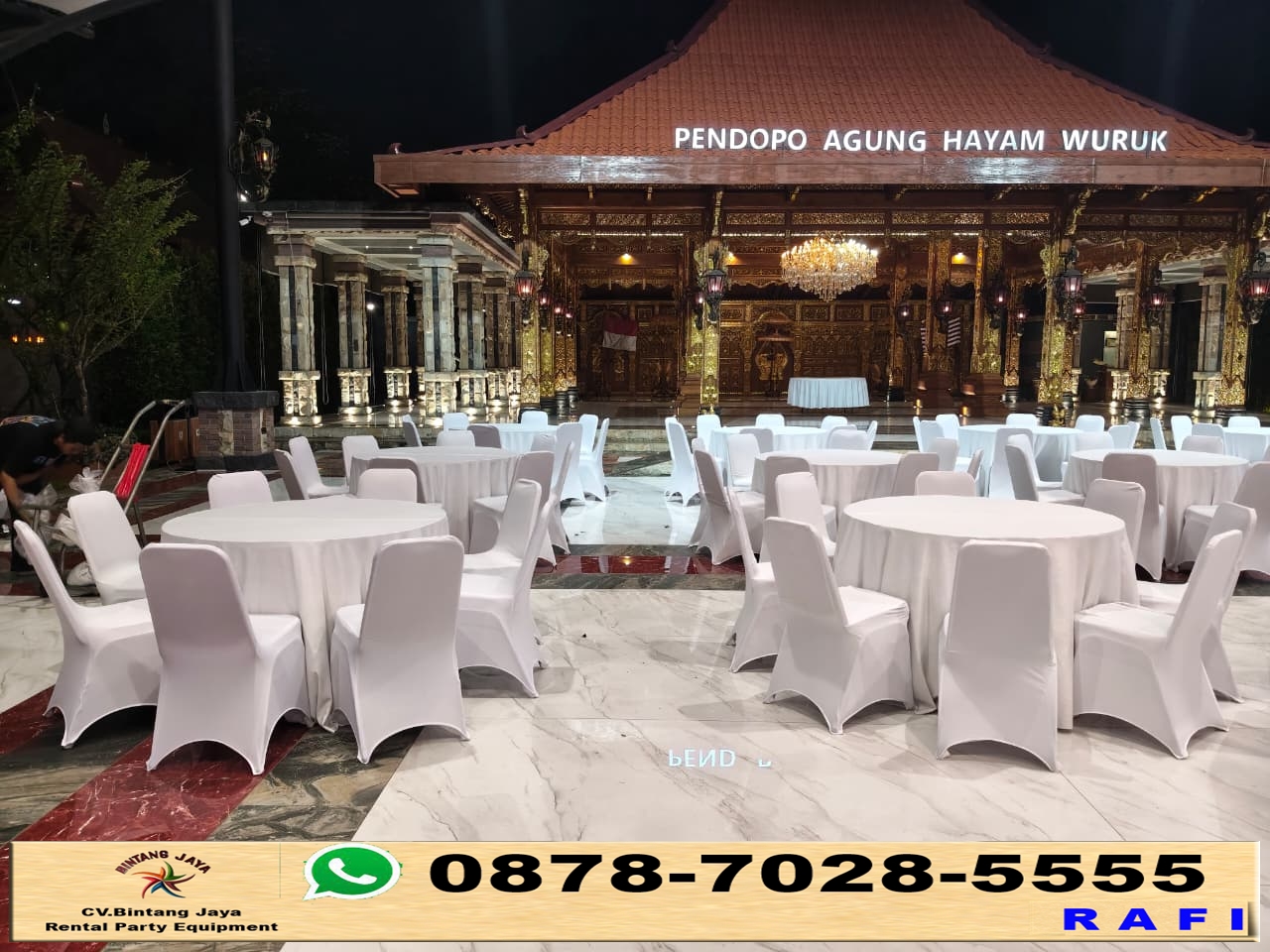 Rental Round Table Set Kursi Tiffany Jakarta 0878-7028-5555