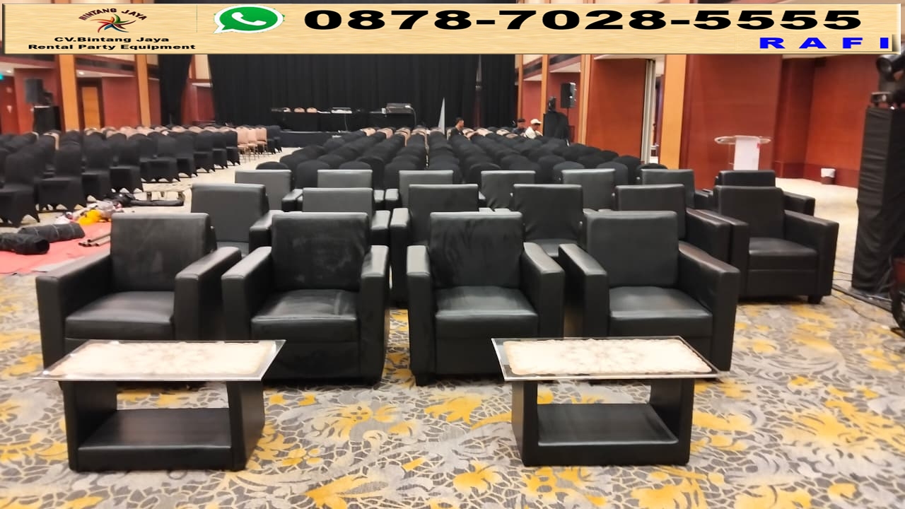 Rental Sofa Hitam Single Dan Meja Kaca VIP Jakarta 0878-7028-5555.a Rental Sofa Hitam Single Dan Meja Kaca VIP Jakarta 0878-7028-5555