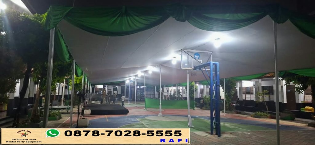 Sewa Tenda Plafon Rumbai Hijau Bekasi 0878-7028-5555
