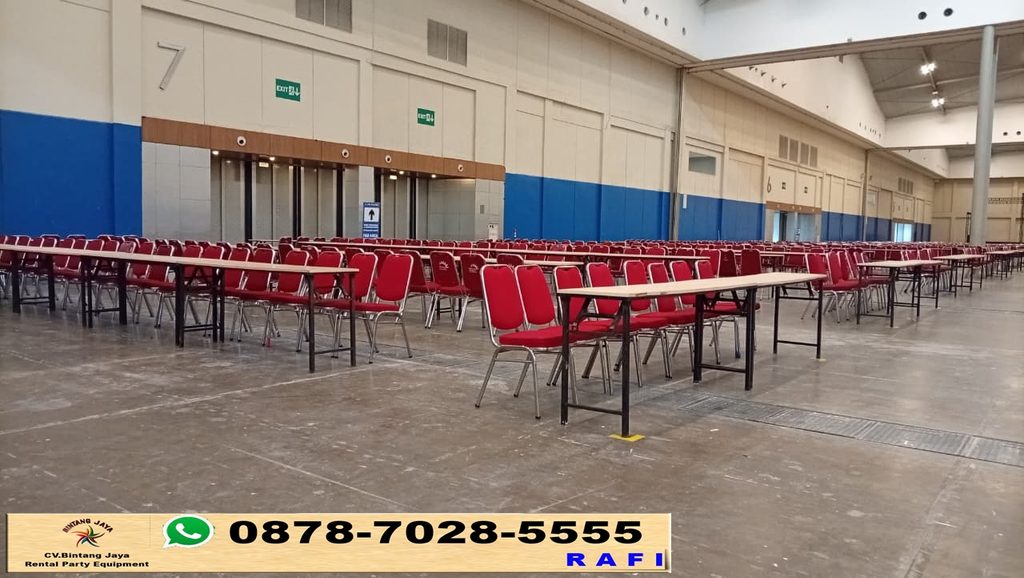 Gudang Sewa Kursi Futura Polos Set Meja Ibm Event ICE BSD Tangerang 0878-7028-5555
