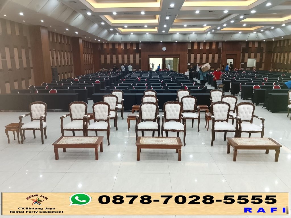 Paket Sewa Kursi Vip, Meja Kayu Dan Meja IBM Di Bekasi 0878-7028-5555