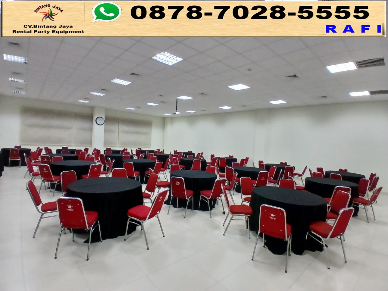 Rental Kursi Futura Polos Tanpa Sarung Kursi Jakarta