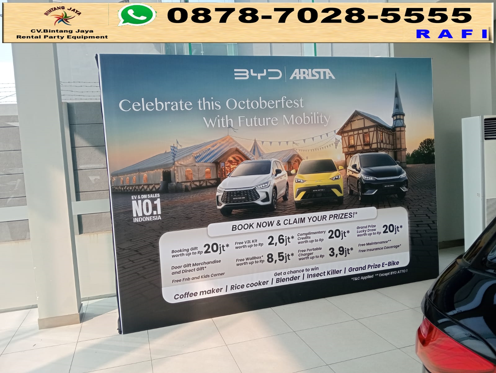 Sewa Backdrop Event BYD Arista Sentul Bogor 0878-7028-5555