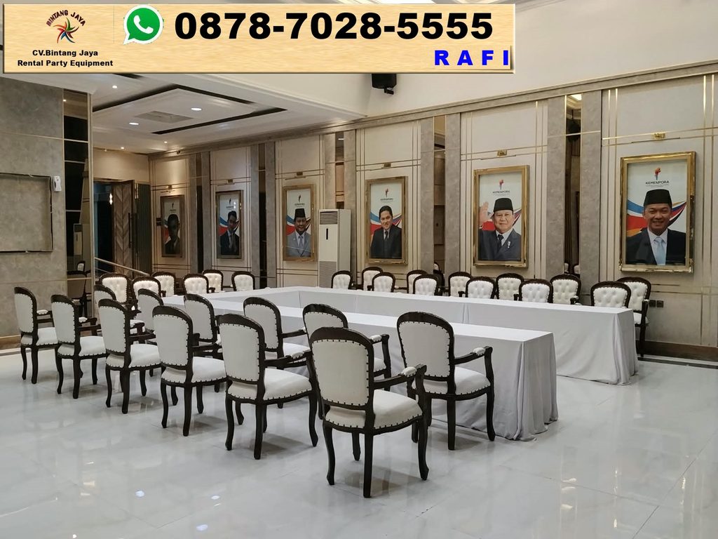 Sewa Kursi Kayu VIP Dan Meja Di Tangerang Selatan
