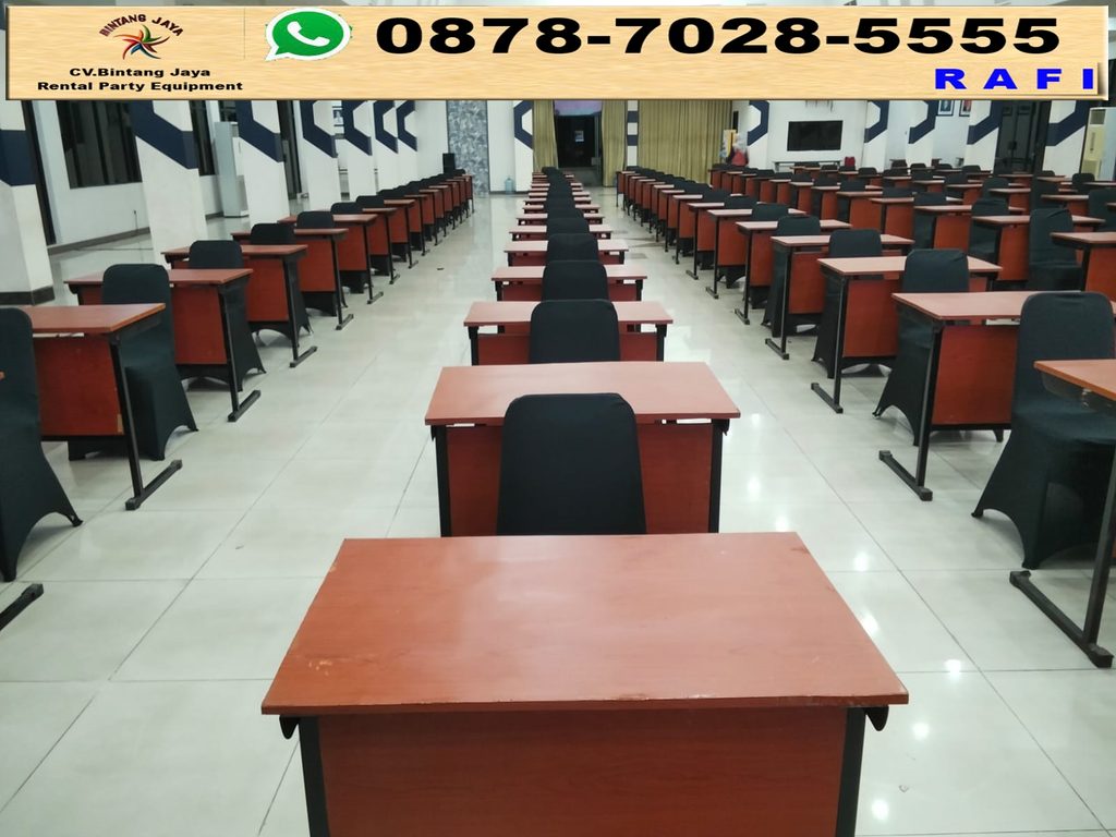 Sewa Meja Test HPL Event Bea & Cukai Jakarta