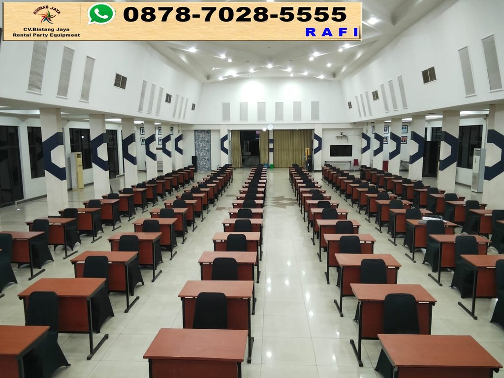 Sewa Meja Test HPL Event Bea & Cukai Jakarta